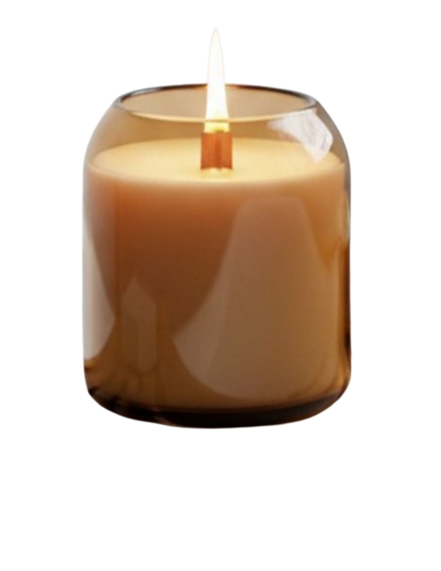 No. 1, AFTER DINNER, 7oz Amber Glass Candle Jar with Cork Sphere Lid