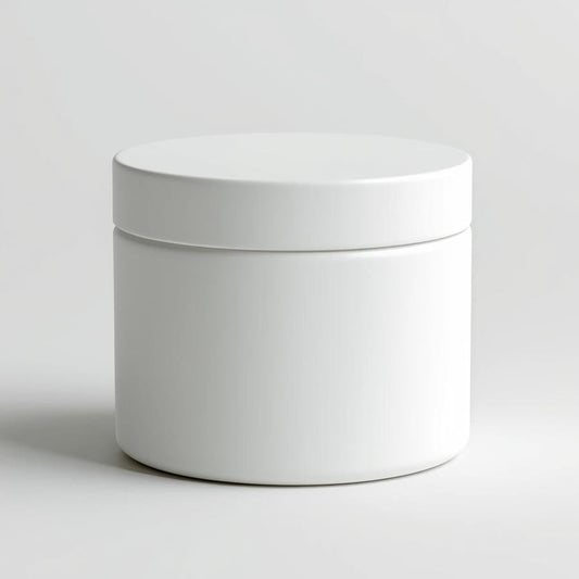 No. 2, BRUNCH THINGS, 4oz Seamless White Modern Tin Candle